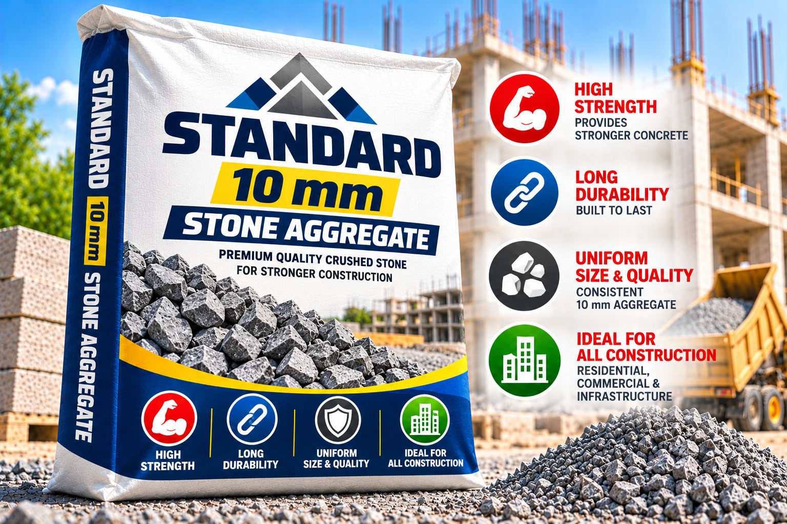 Standard 10 mm Stone Aggregate